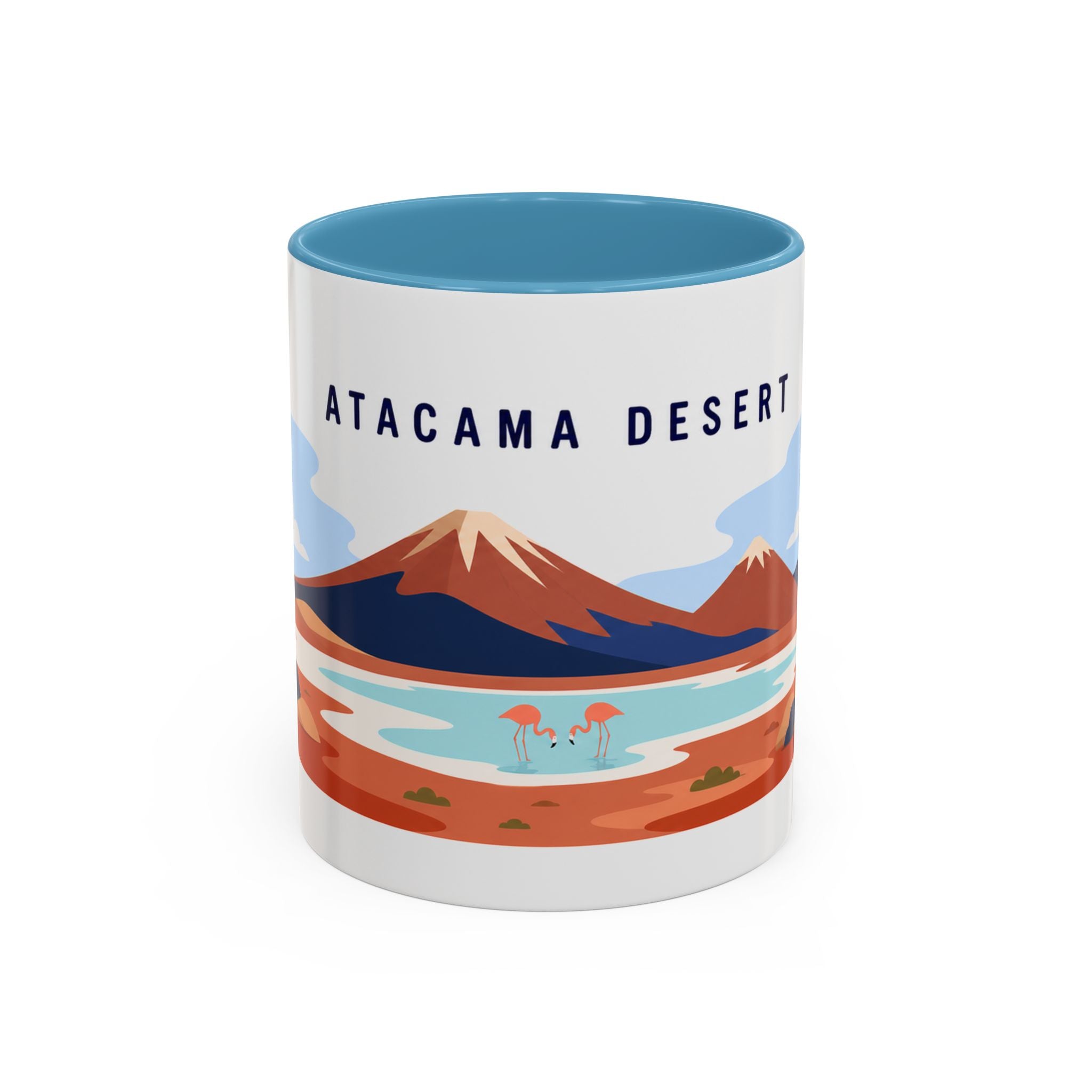 Atacama Desert Coffee Mug | Travel Destination Souvenir Gift | Accent Color Ceramic 11oz 15oz
