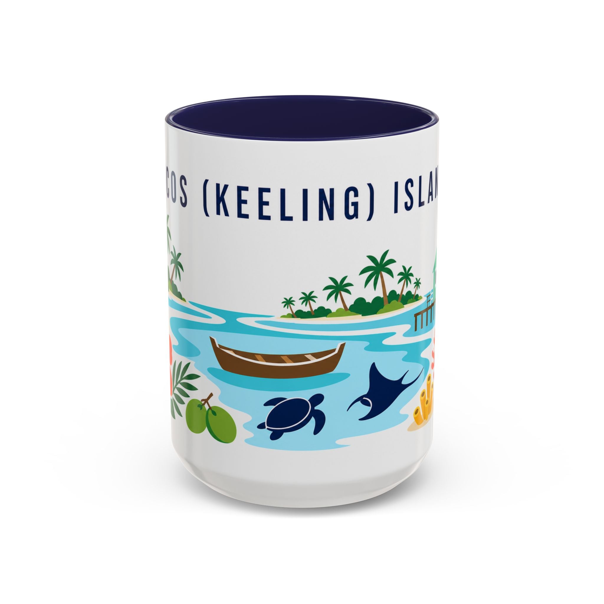 Cocos (Keeling) Islands Coffee Mug | Travel Souvenir Accent Mug | Country Gift Ceramic Cup 11oz 15oz