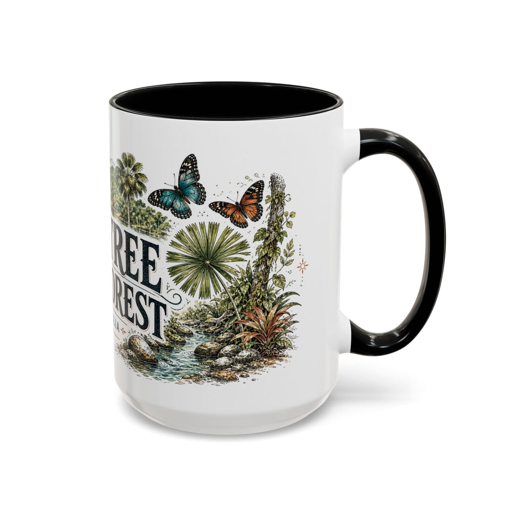 Daintree Rainforest Mug, Australia Travel Souvenir, Bucket List Gift, Accent Ceramic Coffee Mug 11oz 15oz