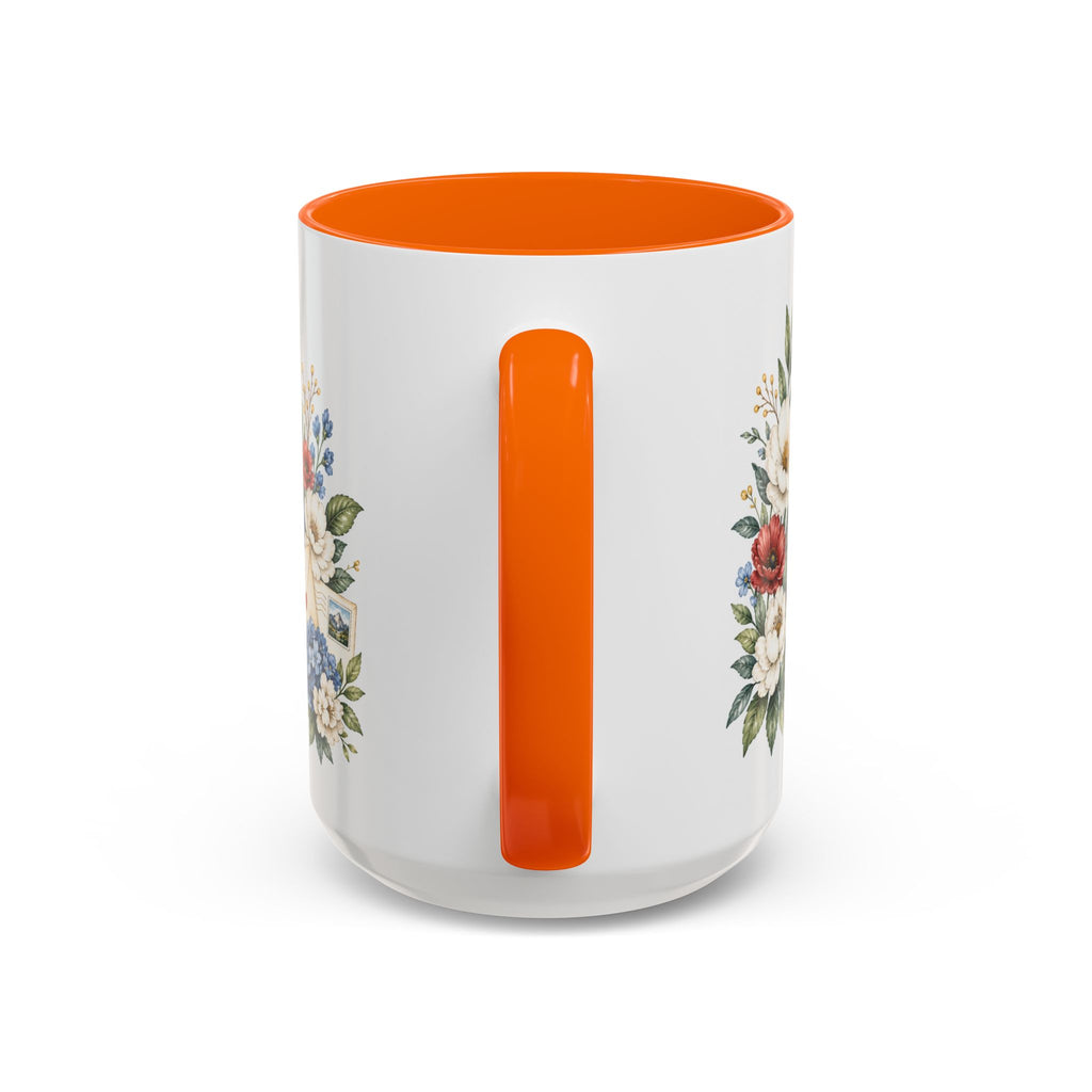 USA Home Country Mug | Moving Away Gift | Long Distance Friendship | 11 oz 15 oz Accent Mug