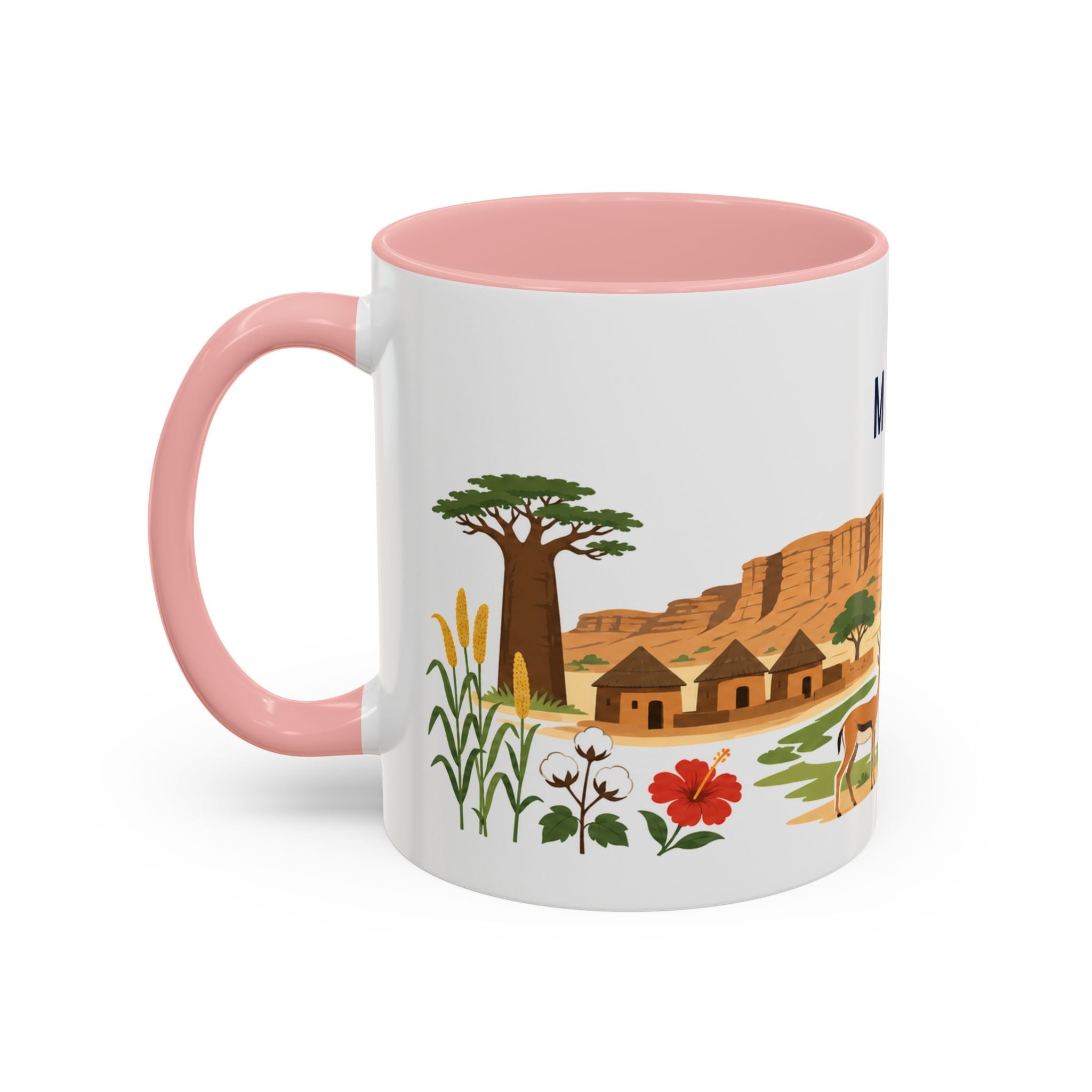 Mali Coffee Mug | Travel Souvenir Accent Mug | Country Gift Ceramic Cup 11oz 15oz