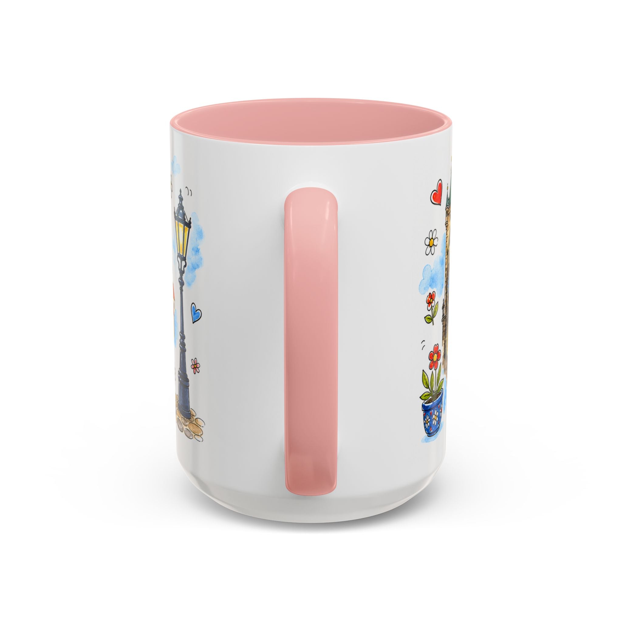 Prague Travel Mug | European City Souvenir Accent Coffee Mug | 11oz 15oz Ceramic Cup