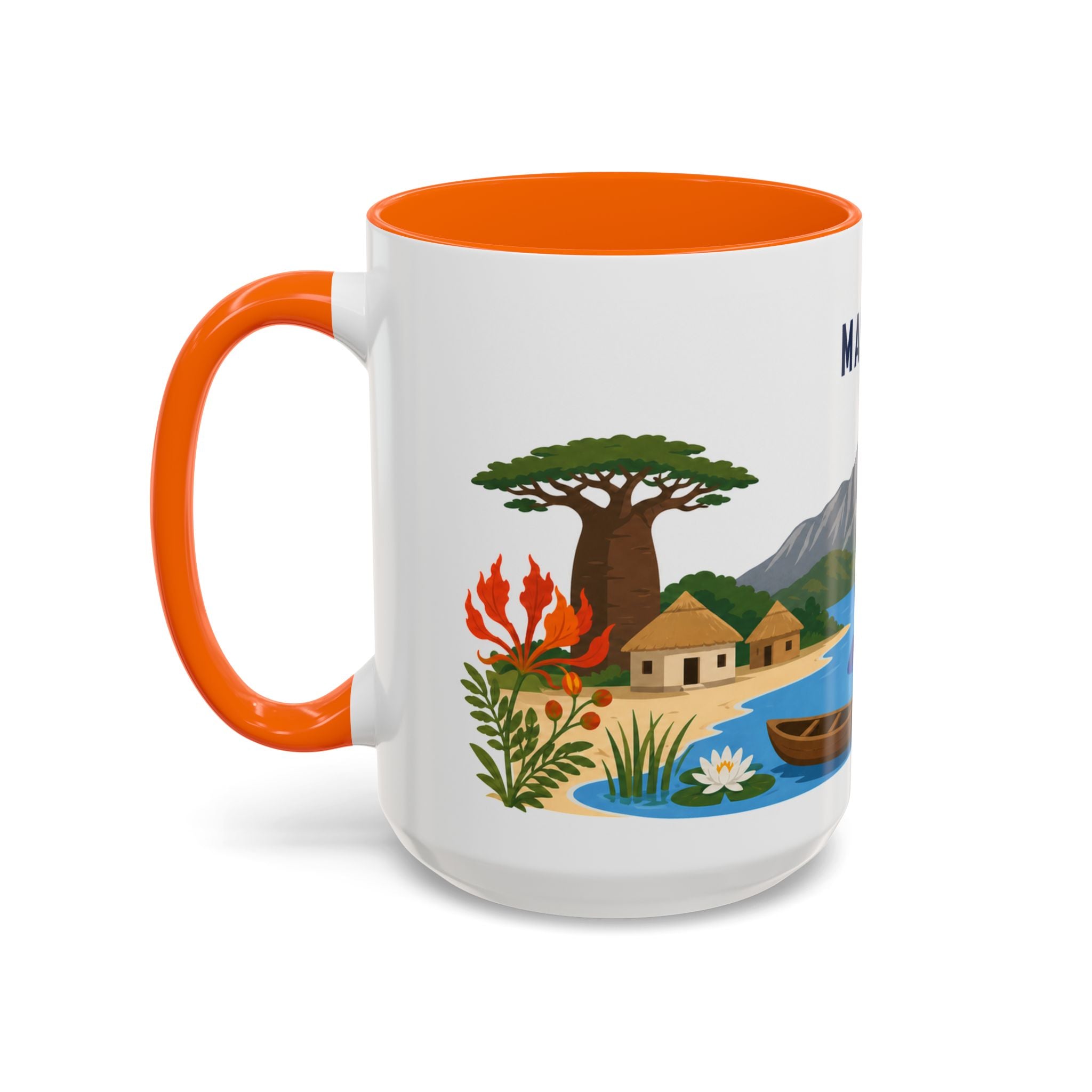 Malawi Coffee Mug | Travel Souvenir Accent Mug | Country Gift Ceramic Cup 11oz 15oz