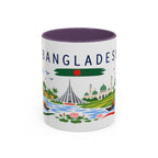 Bangladesh Coffee Mug | Travel Souvenir Accent Mug | Country Gift Ceramic Cup 11oz 15oz