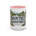 Daintree Rainforest Mug, Australia Travel Souvenir, Bucket List Gift, Accent Ceramic Coffee Mug 11oz 15oz