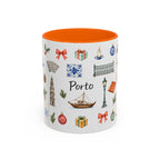 Porto Christmas Mug | Watercolor City Souvenir, Travel Gift (11oz/15oz)