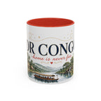 DR Congo Home Country Mug | Moving Away Gift | Long Distance Friendship | 11 oz 15 oz Accent Mug