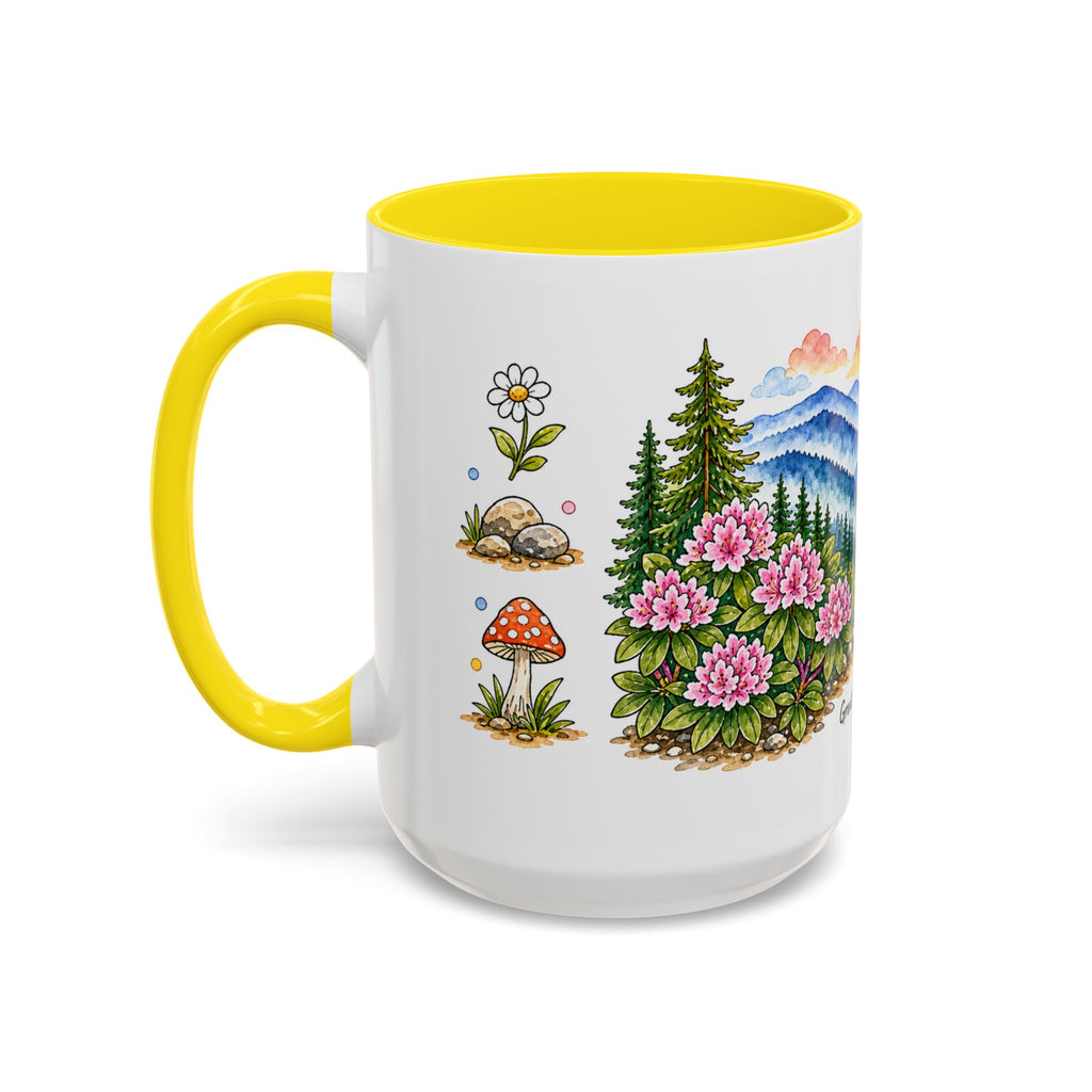 Great Smoky Mountains National Park Mug | US Travel Souvenir Accent Coffee Mug | 11oz 15oz Ceramic Cup
