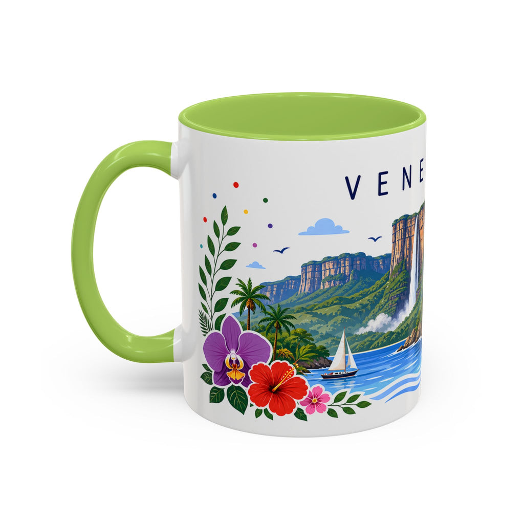 Venezuela Coffee Mug | Travel Souvenir Accent Mug | Place Gift Ceramic Cup 11oz 15oz