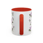 New Hampshire Purple Lilac Mug, State Flower Floral Coffee Cup, 11oz Botanical Gift