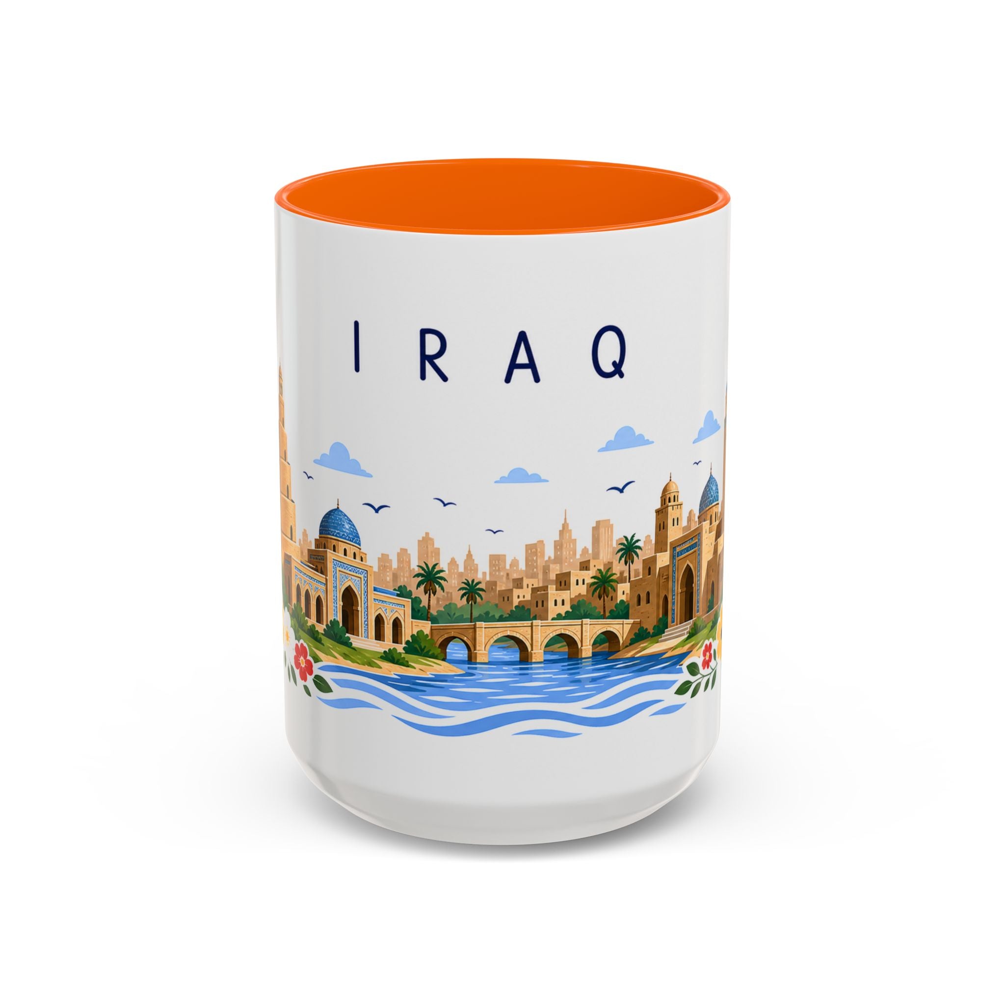Iraq Coffee Mug | Travel Souvenir Accent Mug | Place Gift Ceramic Cup 11oz 15oz
