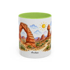 Arches National Park Mug | US Travel Souvenir Accent Coffee Mug | 11oz 15oz Ceramic Cup