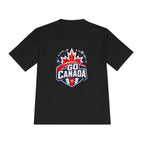Go Canada Soccer T Shirt, Moisture Wicking Fan Tee
