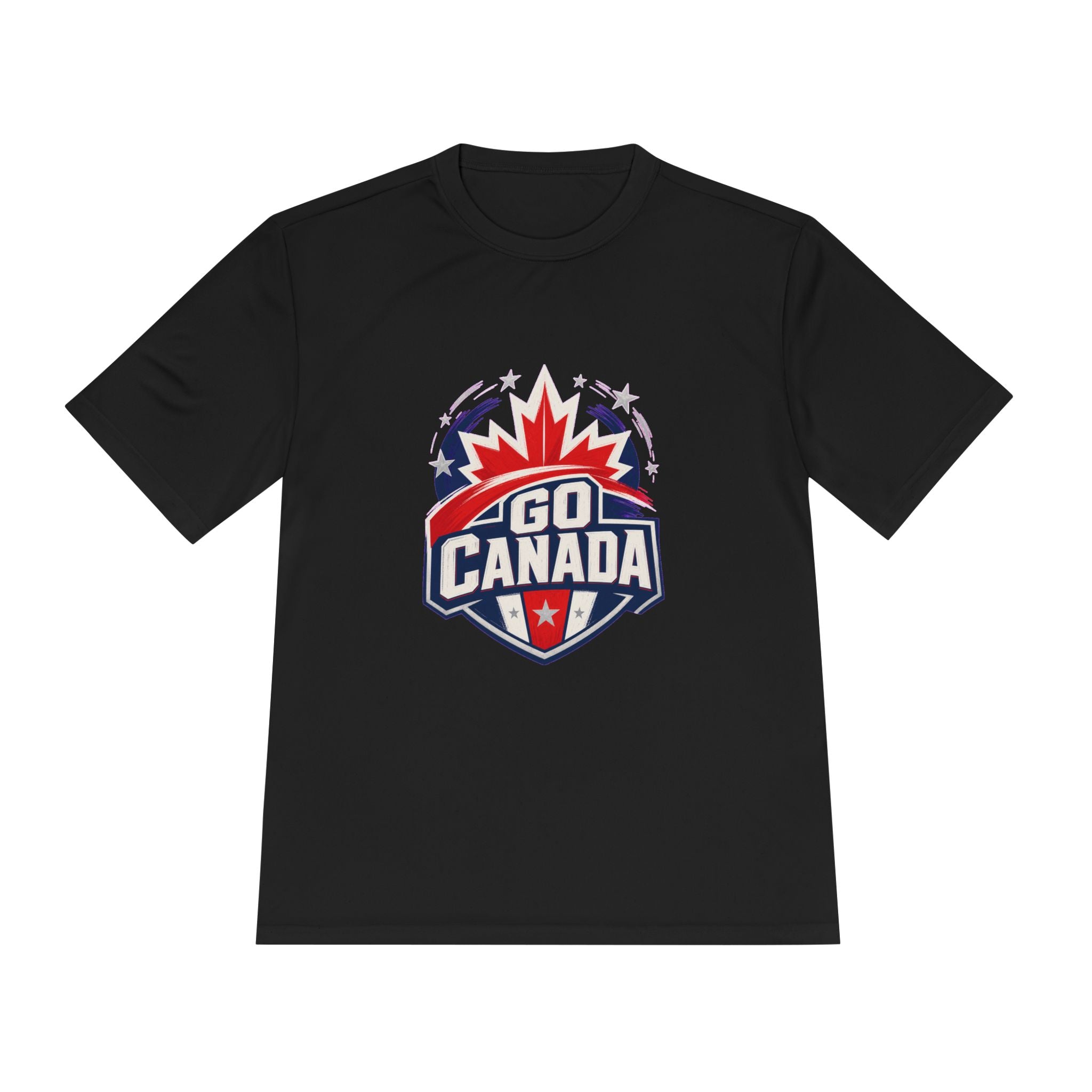 Go Canada Soccer T Shirt, Moisture Wicking Fan Tee