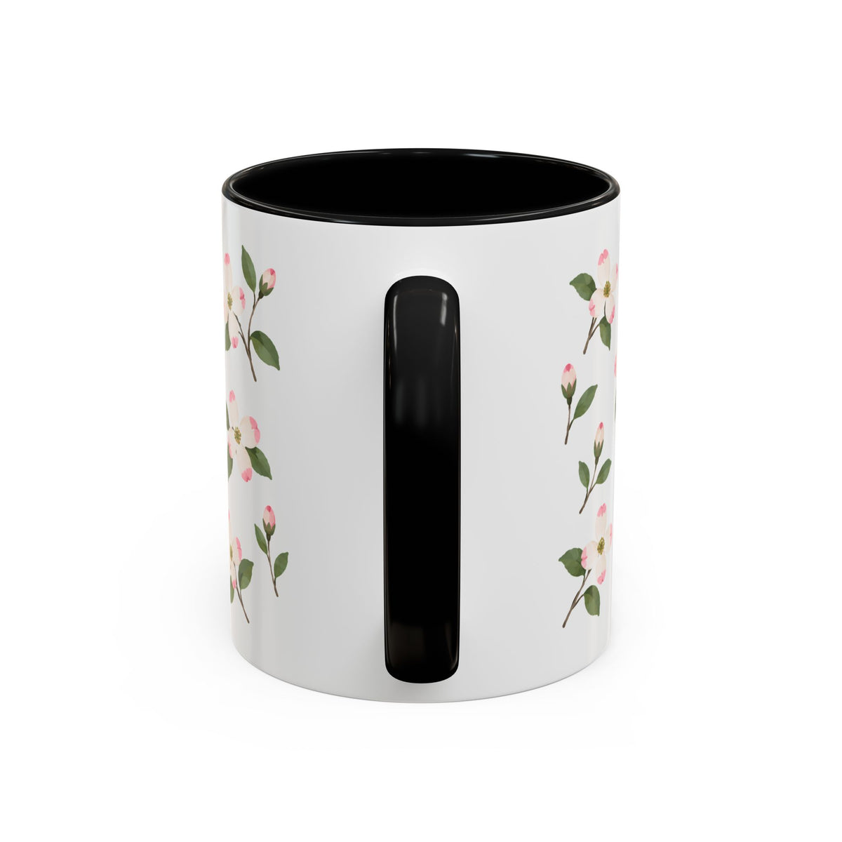 Virginia American Dogwood Mug, State Flower Floral Coffee Cup, 11oz Botanical Gift