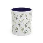 New Mexico Yucca Flower Mug, State Flower Floral Coffee Cup, 11oz Botanical Gift