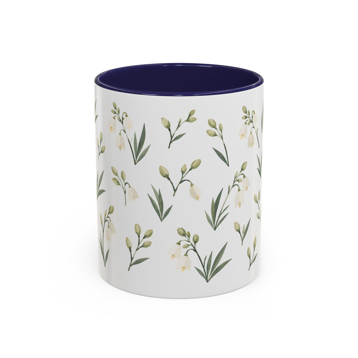 New Mexico Yucca Flower Mug, State Flower Floral Coffee Cup, 11oz Botanical Gift