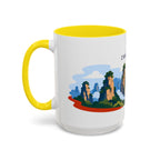 Zhangjiajie Coffee Mug | Travel Destination Souvenir Gift | Accent Color Ceramic 11oz 15oz