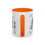 Prague Christmas Mug | Watercolor Travel Souvenir | Holiday Gift | Accent Ceramic Coffee Cup 11oz 15oz