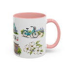 Atlanta Illustrated Travel Mug | City Souvenir Accent Coffee Mug | 11oz 15oz Ceramic Cup