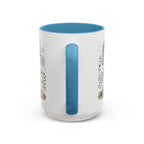 Taj Mahal Coffee Mug | Travel Destination Souvenir Gift | Accent Color Ceramic 11oz 15oz