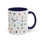 Santa Fe Christmas Mug | Watercolor City Souvenir | Ceramic Coffee Cup (11oz 15oz)