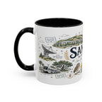 San Jose Coffee Mug | California Souvenir City Gift | Accent Color Ceramic 11oz 15oz