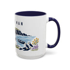 Isle of Man Coffee Mug | Travel Souvenir Accent Mug | Country Gift Ceramic Cup 11oz 15oz