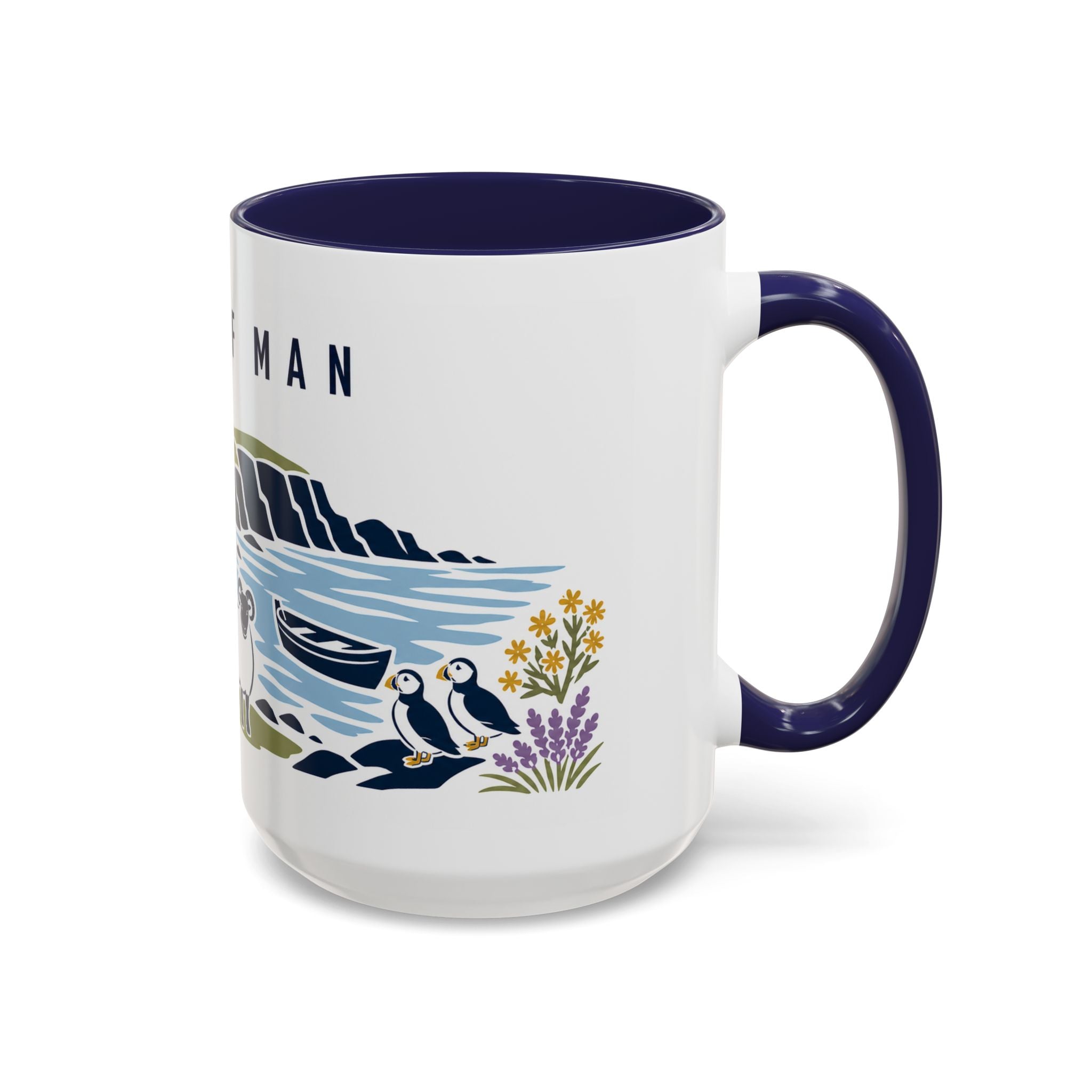 Isle of Man Coffee Mug | Travel Souvenir Accent Mug | Country Gift Ceramic Cup 11oz 15oz