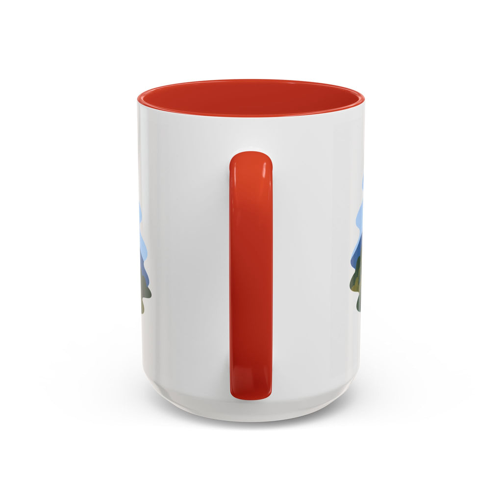 Pinnacles National Park Coffee Mug | Solid Color Block Park Souvenir | 11oz 15oz Accent Mug