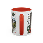 Easter Island Coffee Mug | Travel Destination Souvenir Gift | Accent Color Ceramic 11oz 15oz