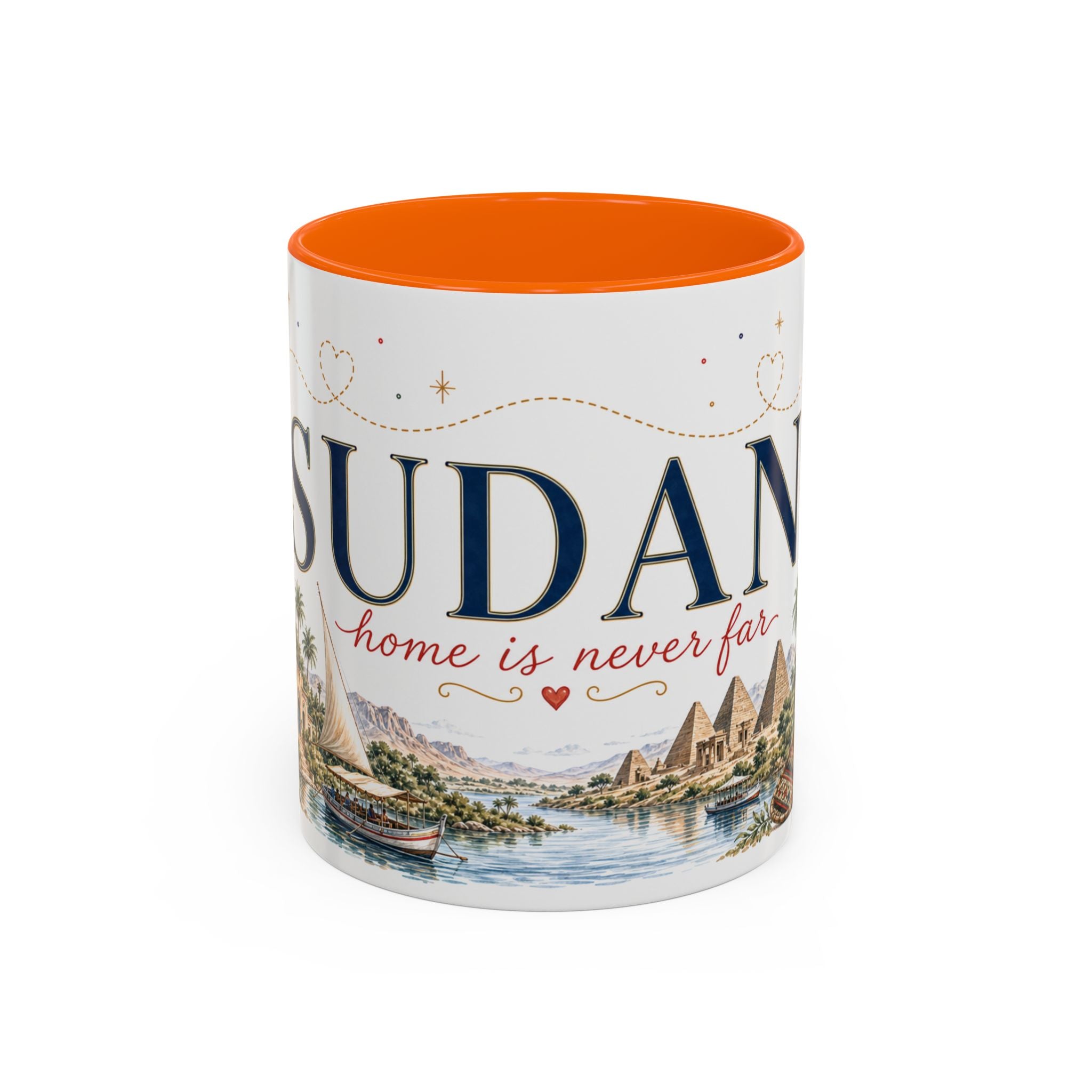 Sudan Home Country Mug | Moving Away Gift | Long Distance Friendship | 11 oz 15 oz Accent Mug