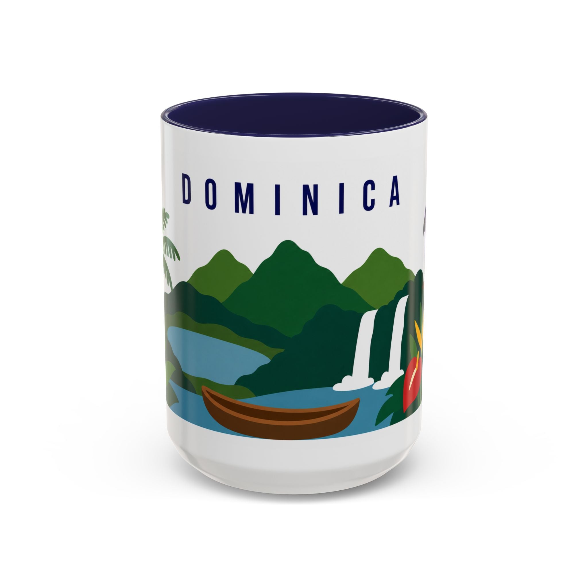 Dominica Coffee Mug | Travel Souvenir Accent Mug | Country Gift Ceramic Cup 11oz 15oz