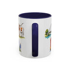 Dallas Illustrated Travel Mug | City Souvenir Accent Coffee Mug | 11oz 15oz Ceramic Cup