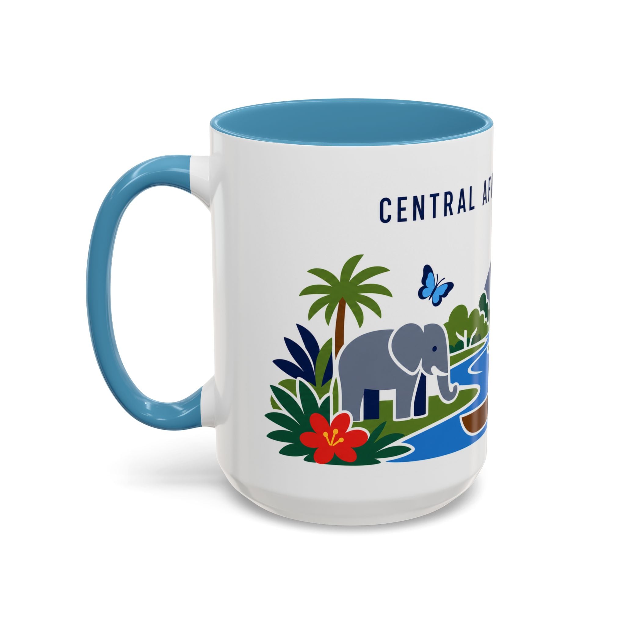 Central African Republic Coffee Mug | Travel Souvenir Accent Mug | Country Gift Ceramic Cup 11oz 15oz