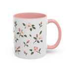 Arkansas Apple Blossom Mug, State Flower Floral Coffee Cup, 11oz Botanical Gift