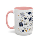We Did It Class of 2026 Coffee Mug | Graduation Gift | Accent Color Ceramic 11oz 15oz