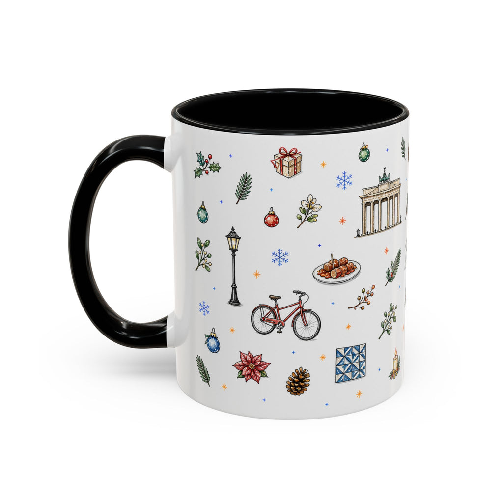 Berlin Christmas Mug | Watercolor City Souvenir, Travel Gift (11oz/15oz)