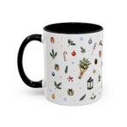 Florence Christmas Mug | Watercolor City Souvenir | Ceramic Coffee Cup (11oz 15oz)