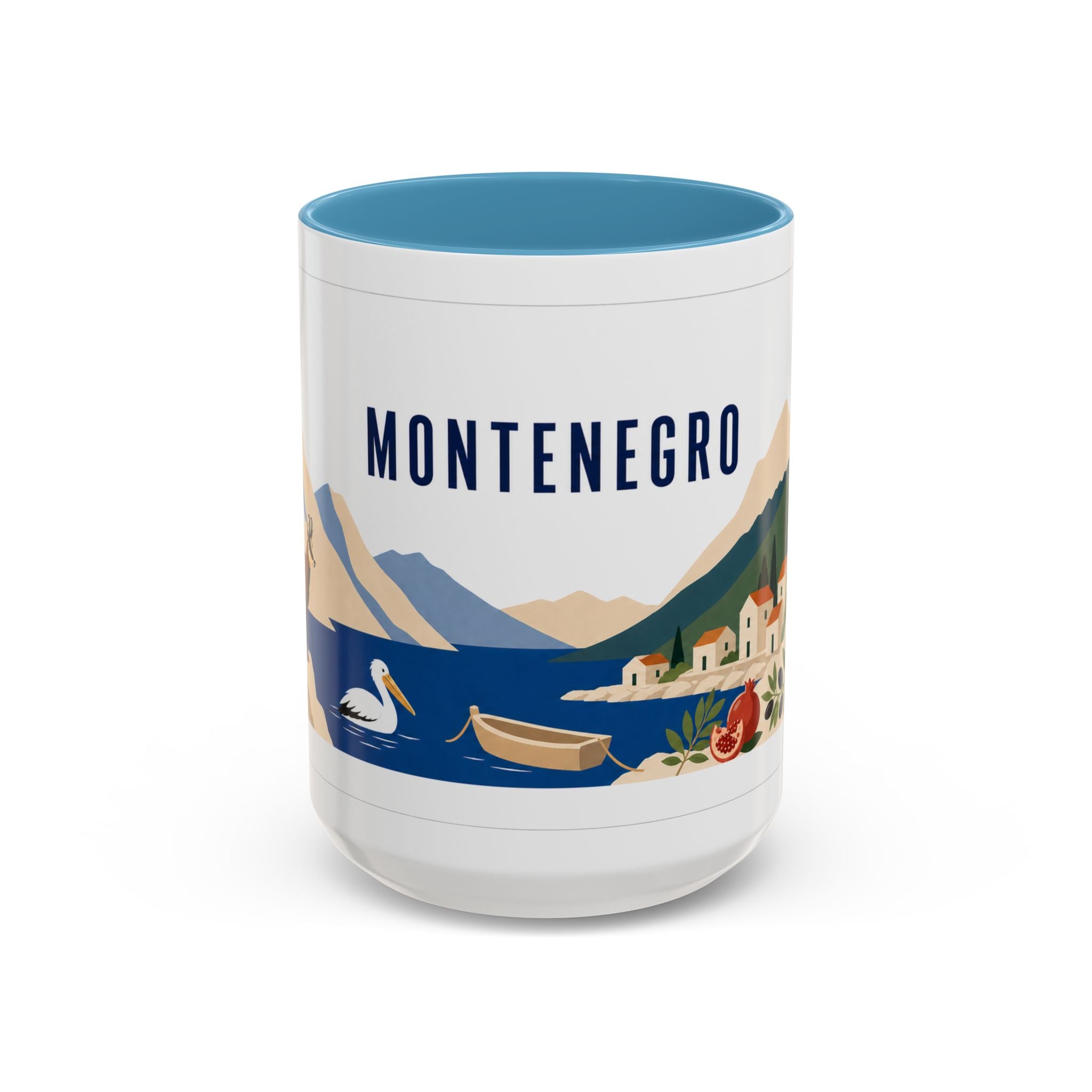 Montenegro Coffee Mug | Travel Souvenir Accent Mug | Country Gift Ceramic Cup 11oz 15oz