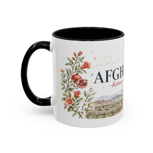 Afghanistan Home Country Mug | Moving Away Gift | Long Distance Friendship | 11 oz 15 oz Accent Mug