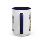 Tel Aviv Coffee Mug | Israel Travel Souvenir | Vintage Illustrated City Gift | 11 oz 15 oz Accent Mug