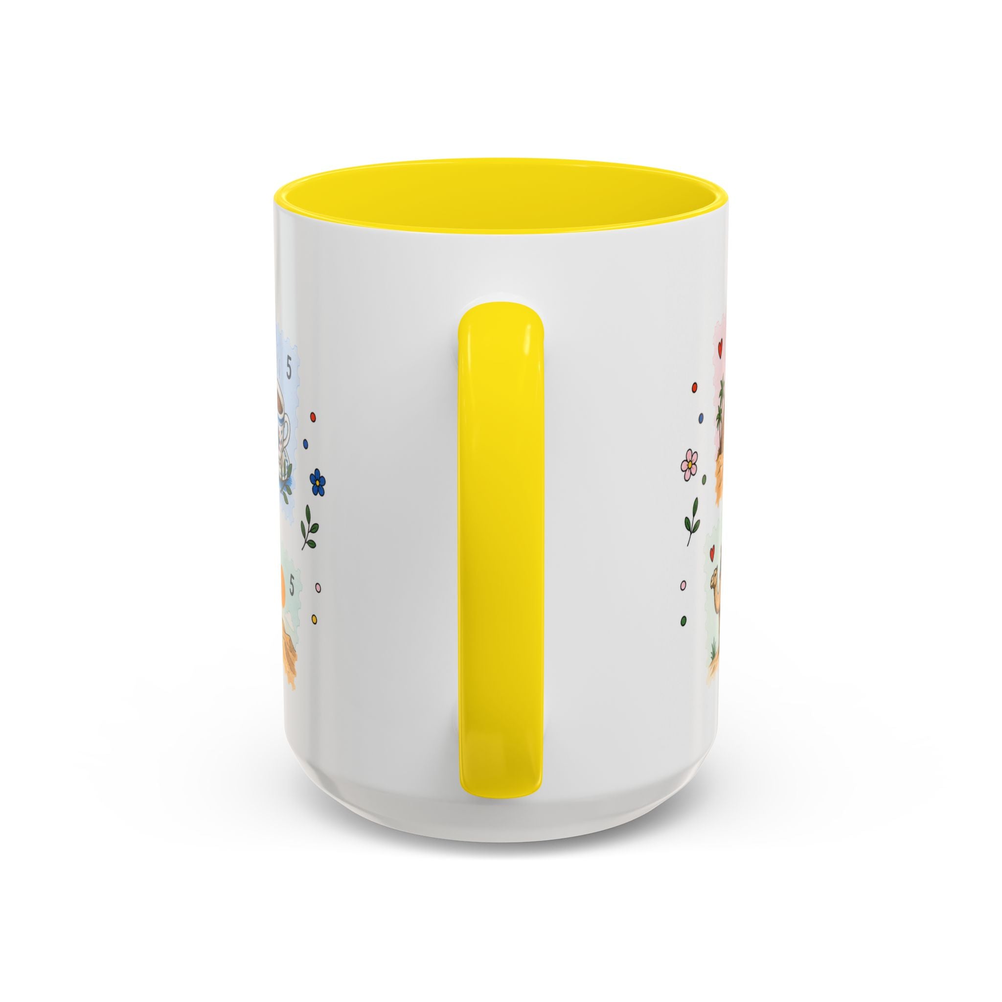 Cairo Coffee Mug | Postage Stamp Collage Mug | Travel Souvenir Accent Cup 11oz 15oz