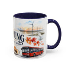 Taichung Coffee Mug | Taiwan Travel Souvenir | Vintage Illustrated City Gift | 11 oz 15 oz Accent Mug