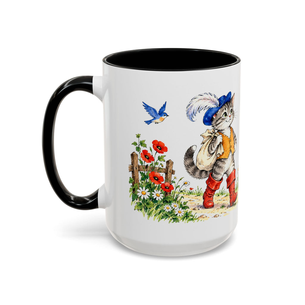 Puss in Boots Mug | Storybook Fairy Tale Accent Coffee Mug | EveryLegend