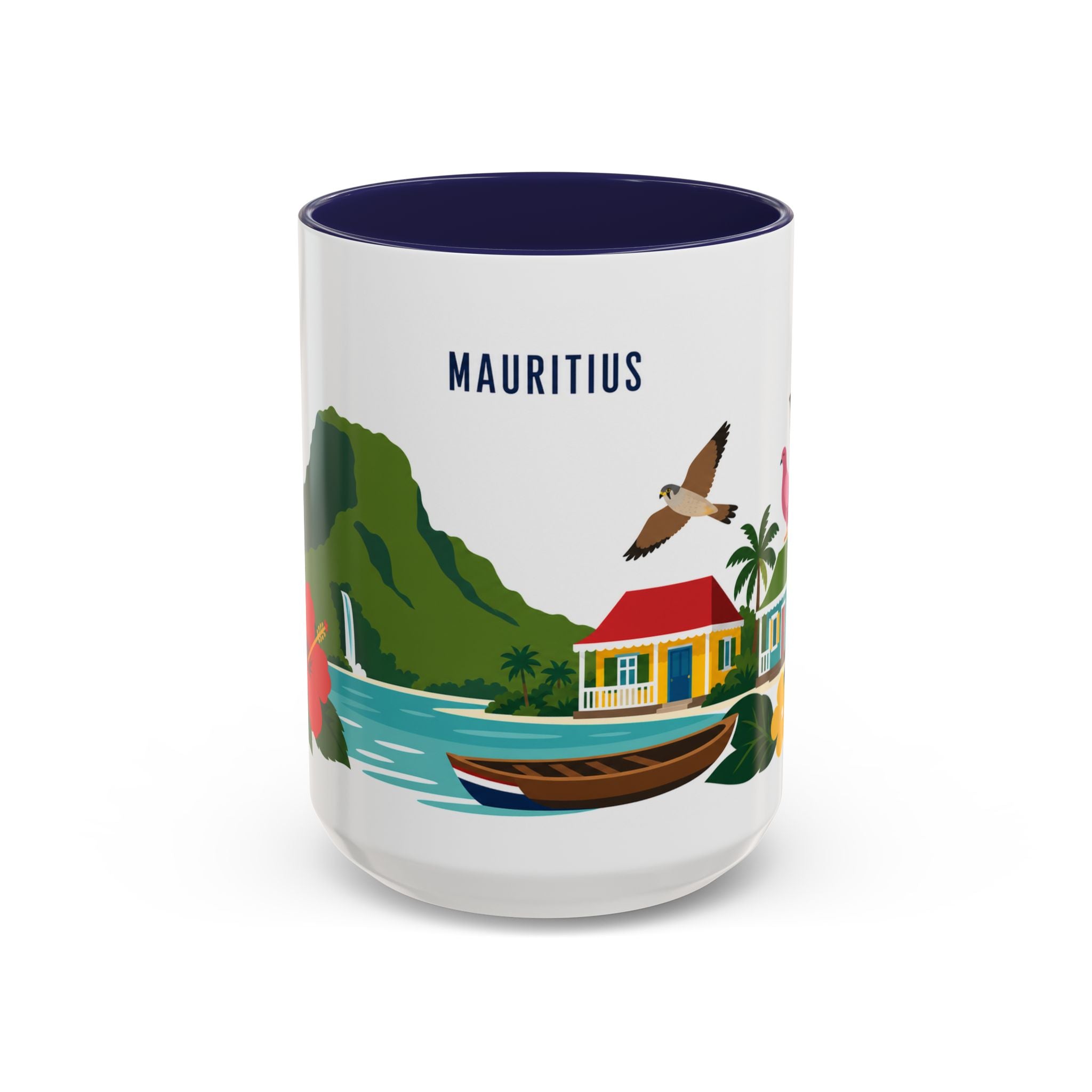 Mauritius Coffee Mug | Travel Souvenir Accent Mug | Country Gift Ceramic Cup 11oz 15oz