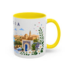 Tunisia Coffee Mug | Travel Souvenir Accent Mug | Place Gift Ceramic Cup 11oz 15oz