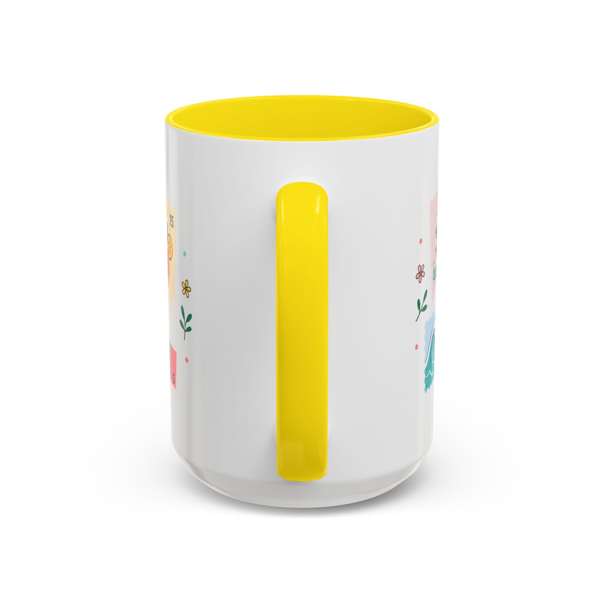 Miami Coffee Mug | Postage Stamp Collage Mug | Travel Souvenir Accent Cup 11oz 15oz