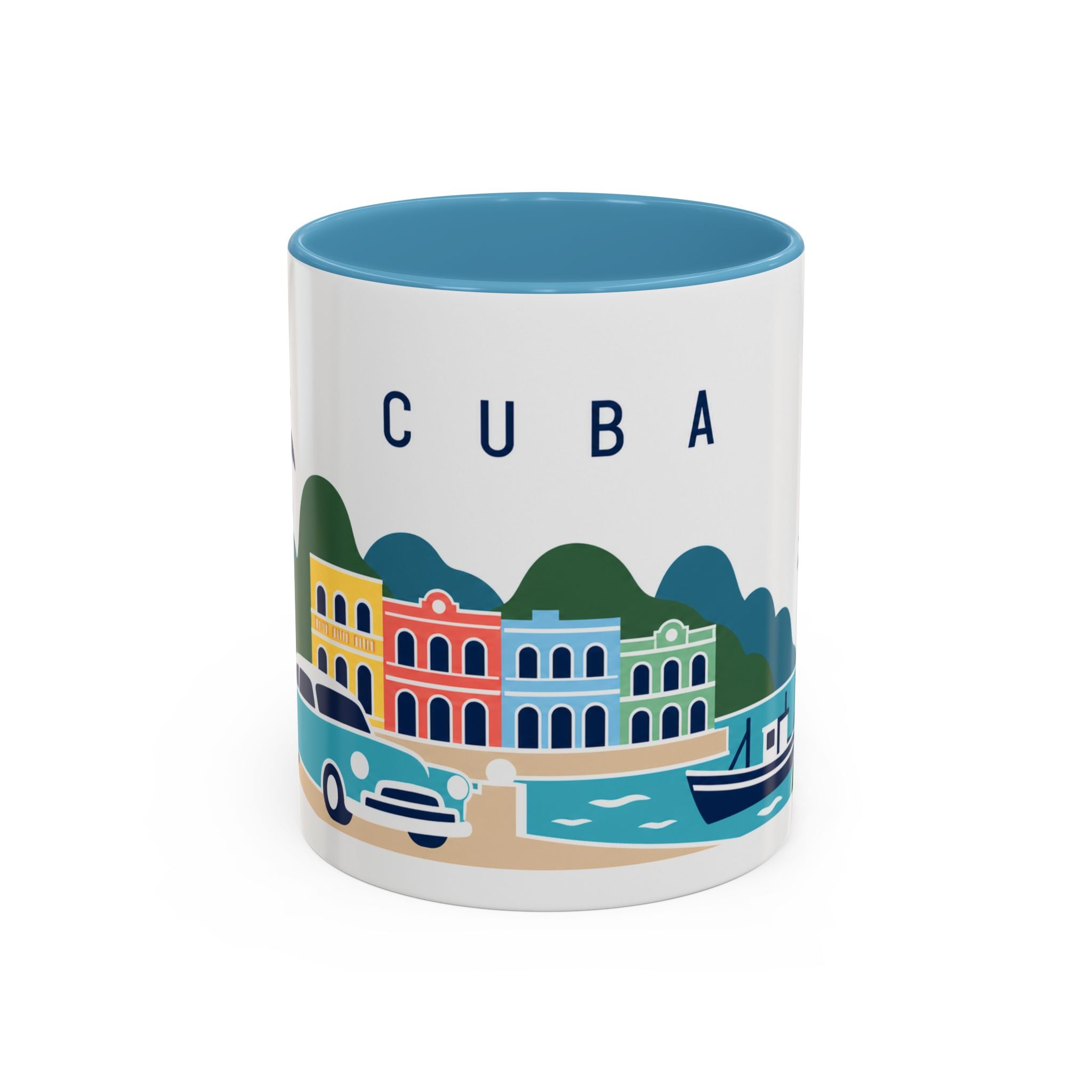 Cuba-Inspired Coffee Mug | US Produced & Fulfilled | Travel Souvenir Accent Mug | Ceramic Cup 11oz 15oz