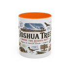 Joshua Tree Coffee Mug | National Park Desert Camping Gift | Accent Color Ceramic 11oz 15oz